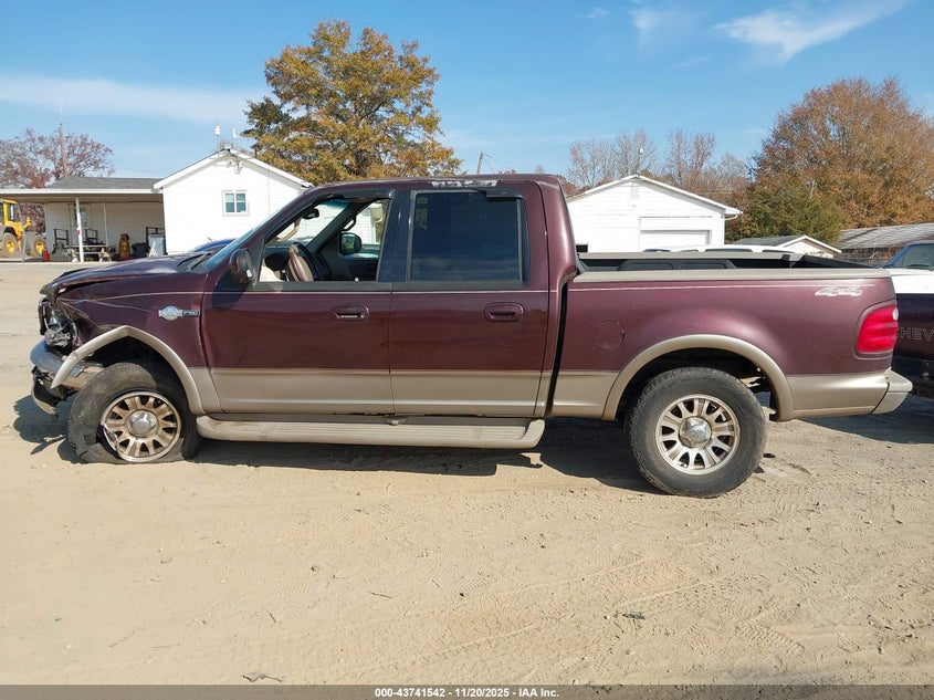 2001 Ford F-150 King Ranch Edition/Lariat/Xlt VIN: 1FTRW08L41KB30020 Lot: 43741542