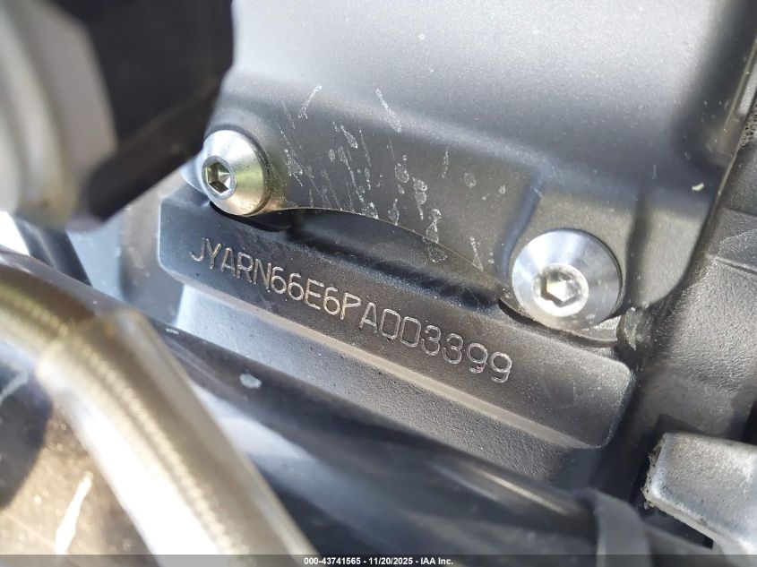 2023 Yamaha Yzfr1 VIN: JYARN66E6PA003399 Lot: 43741565