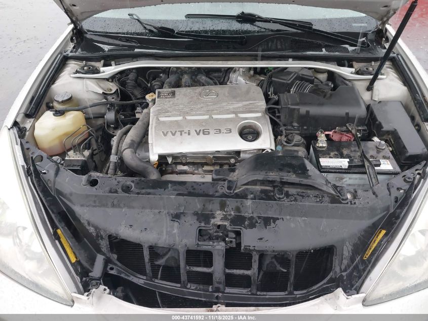 2004 Lexus Es 330 VIN: JTHBA30G340004844 Lot: 43741592