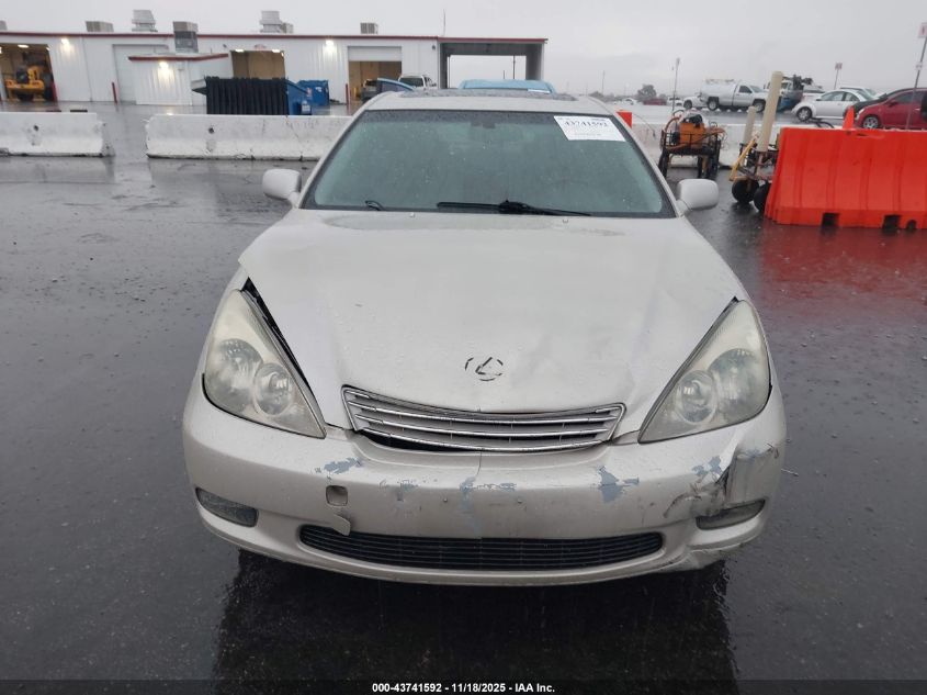 2004 Lexus Es 330 VIN: JTHBA30G340004844 Lot: 43741592