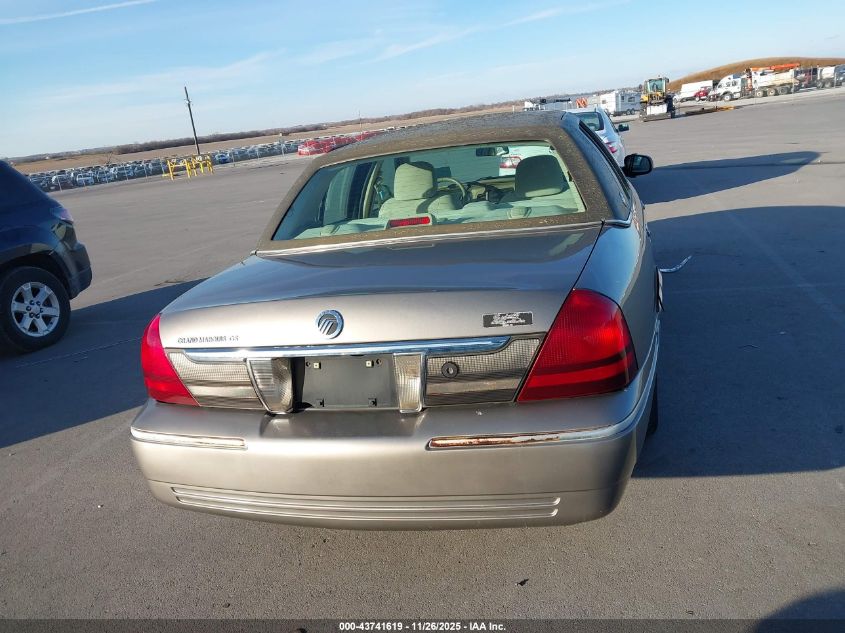 2006 Mercury Grand Marquis Gs VIN: 2MEFM74W96X648032 Lot: 43741619
