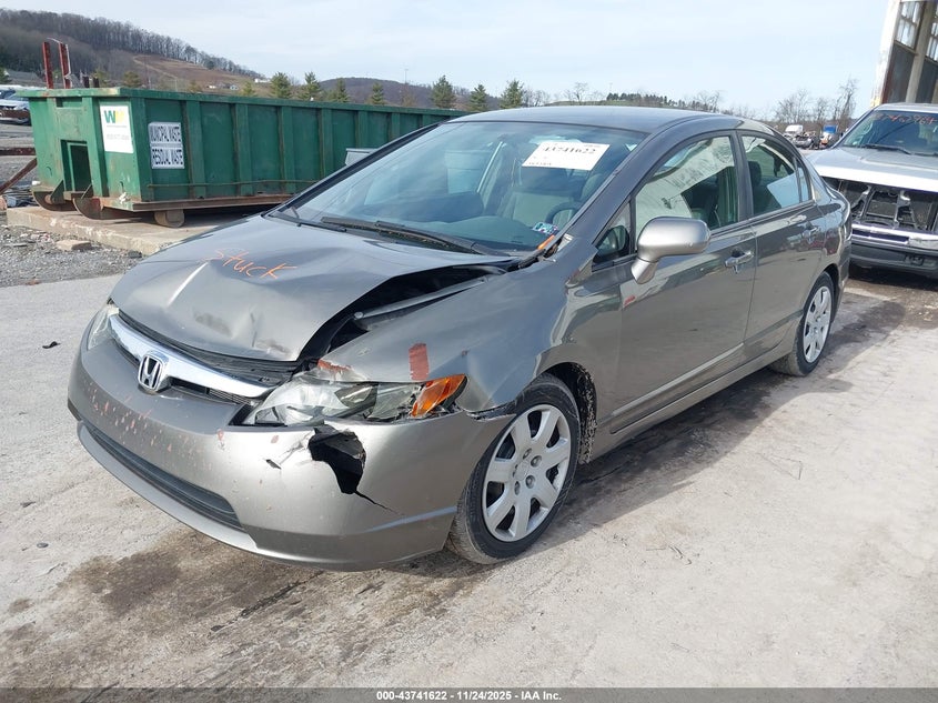 2007 Honda Civic Lx VIN: 1HGFA16597L033251 Lot: 43741622