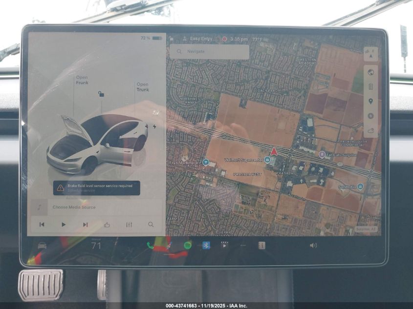 2024 Tesla Model 3 Long Range Dual Motor All-Wheel Drive/Rear-Wheel Drive VIN: 5YJ3E1EA5RF830803 Lot: 43741663