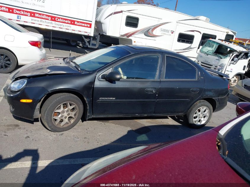 2000 Dodge Neon Highline VIN: 1B3ES46CXYD741139 Lot: 43741665