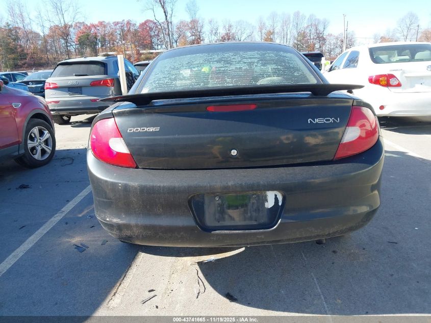 2000 Dodge Neon Highline VIN: 1B3ES46CXYD741139 Lot: 43741665