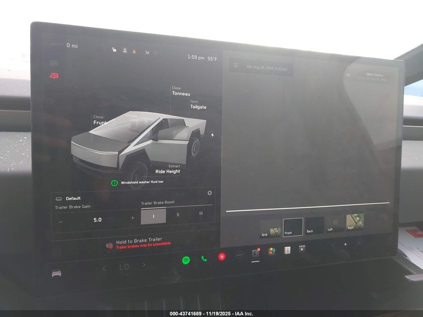 2025 Tesla Cybertruck All-Wheel Drive VIN: 7G2CEHED4SA072598 Lot: 43741689