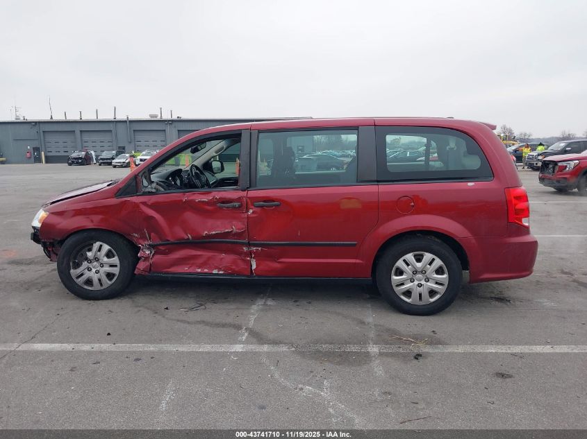 2016 Dodge Grand Caravan American Value Pkg VIN: 2C4RDGBG8GR217939 Lot: 43741710
