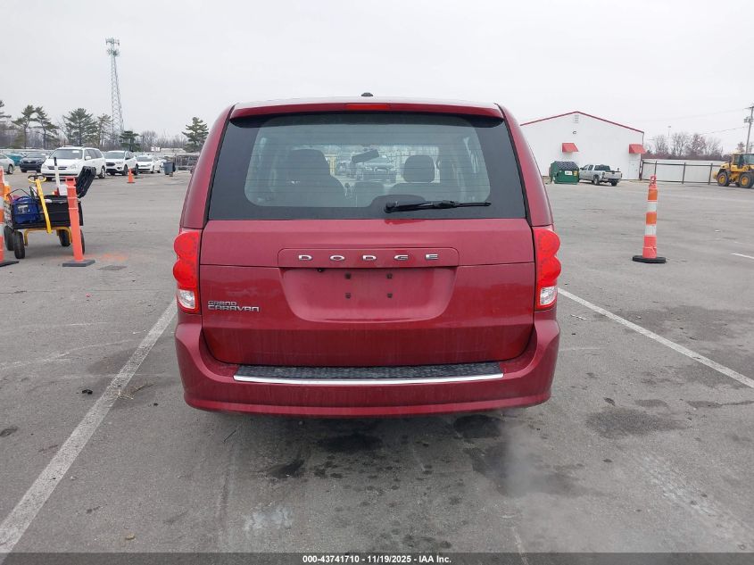 2016 Dodge Grand Caravan American Value Pkg VIN: 2C4RDGBG8GR217939 Lot: 43741710