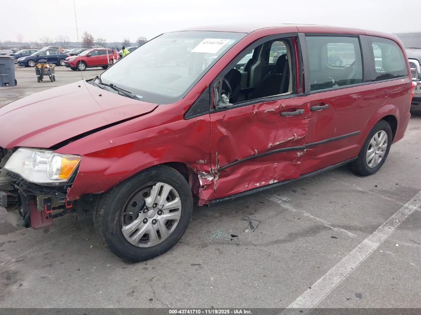 2016 Dodge Grand Caravan American Value Pkg VIN: 2C4RDGBG8GR217939 Lot: 43741710