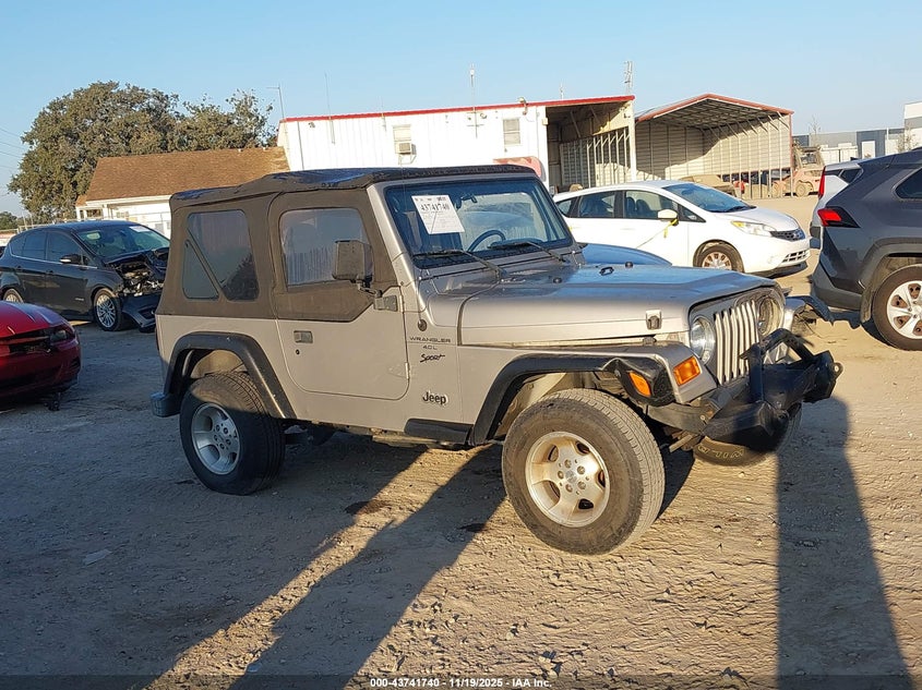 2000 Jeep Wrangler Sport VIN: 1J4FA49S4YP767138 Lot: 43741740