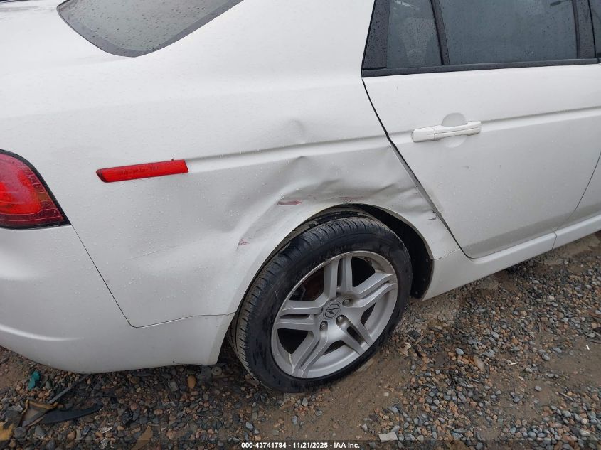 2008 Acura Tl 3.2 VIN: 19UUA66258A047512 Lot: 43741794