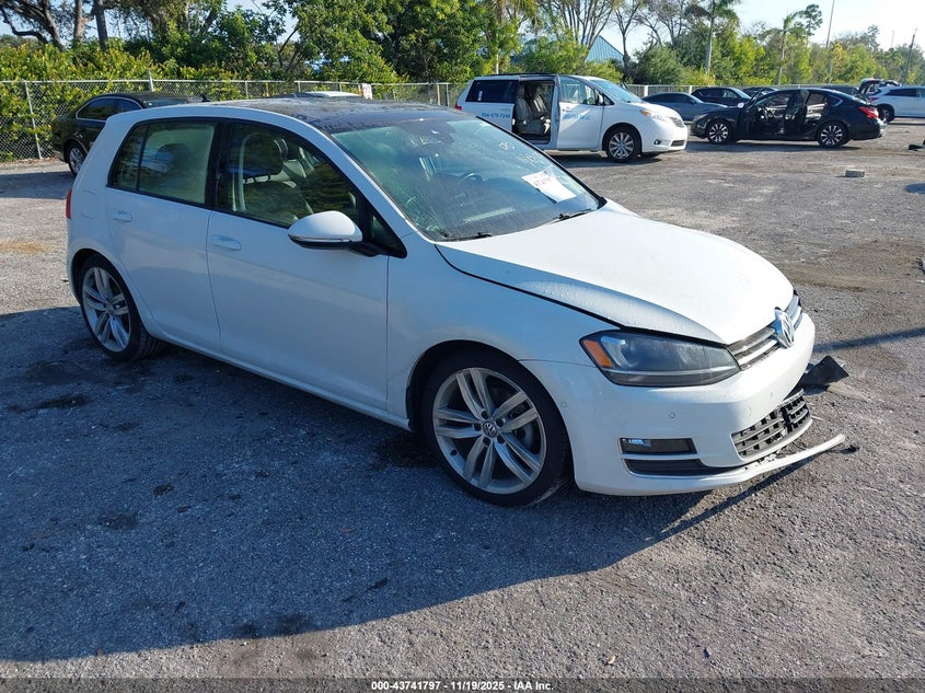 VOLKSWAGEN GOLF TSI S 4-DOOR/TSI SE 4-DOOR/TSI SEL 4-DOOR/TSI WOLFSBURG EDITION 4-DOOR