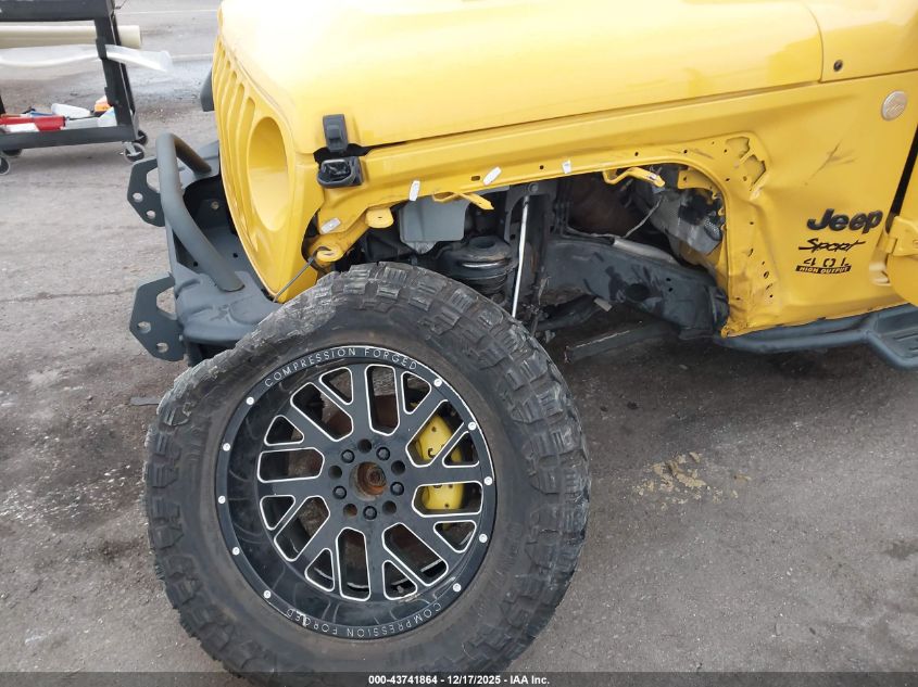 2018 Jeep Wrangler Sport 4X4 VIN: 1C4GJXAG7JW281387 Lot: 43741864