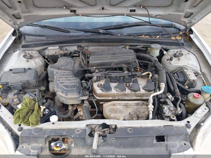 2002 Honda Civic Ex VIN: 1HGEM22972L092129 Lot: 43741869