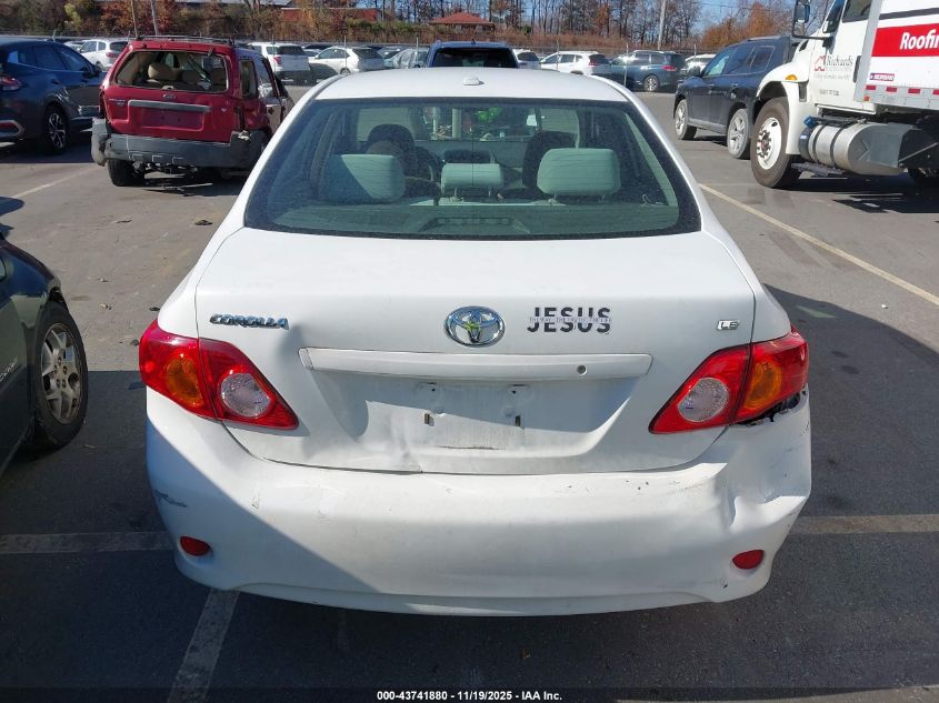 2009 Toyota Corolla Le VIN: JTDBL40E299027051 Lot: 43741880
