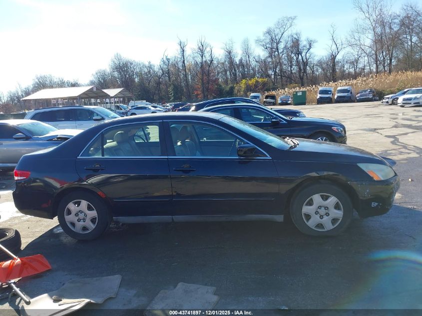 2005 Honda Accord 2.4 Lx VIN: 1HGCM564X5A160527 Lot: 43741897