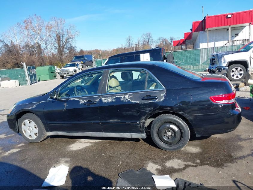 2005 Honda Accord 2.4 Lx VIN: 1HGCM564X5A160527 Lot: 43741897