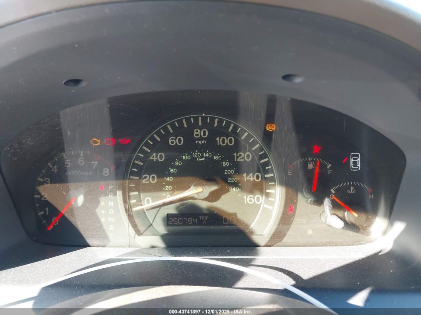 2005 Honda Accord 2.4 Lx VIN: 1HGCM564X5A160527 Lot: 43741897