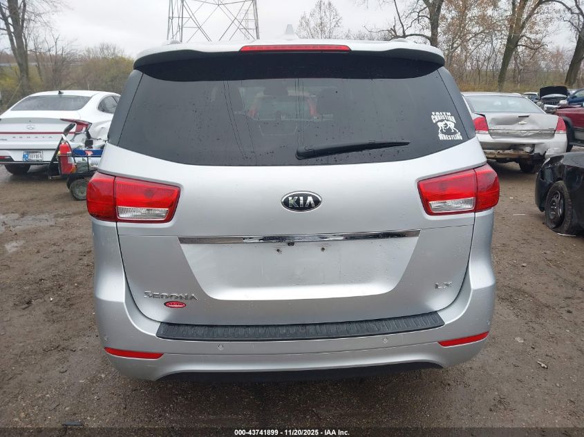 2017 Kia Sedona Lx VIN: KNDMB5C15H6260321 Lot: 43741899