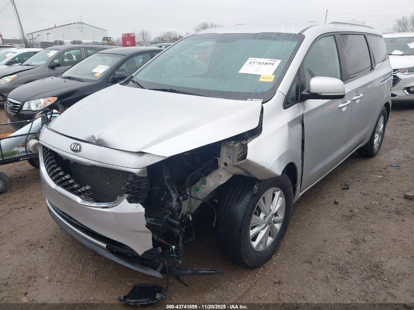 2017 Kia Sedona Lx VIN: KNDMB5C15H6260321 Lot: 43741899