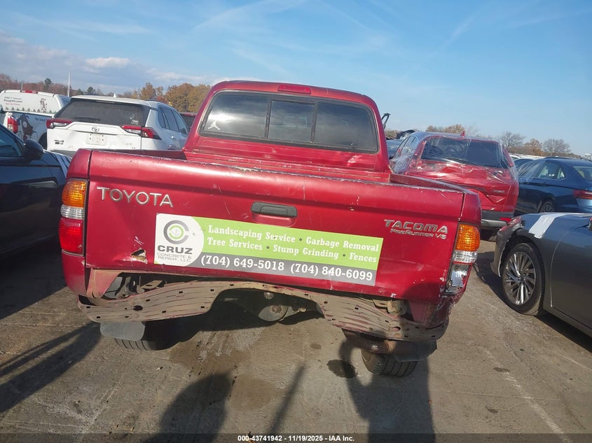 2001 Toyota Tacoma Prerunner V6 VIN: 5TEGN92N11Z755284 Lot: 43741942