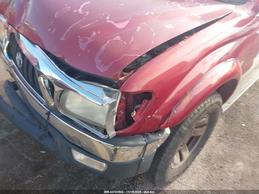 2001 Toyota Tacoma Prerunner V6 VIN: 5TEGN92N11Z755284 Lot: 43741942