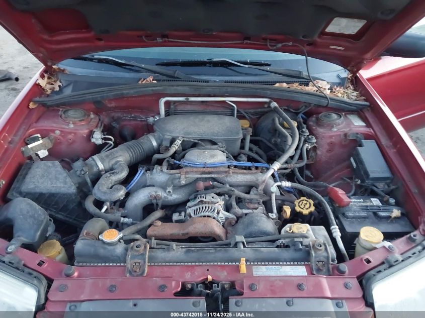 2007 Subaru Forester 2.5X VIN: JF1SG636X7G726432 Lot: 43742015