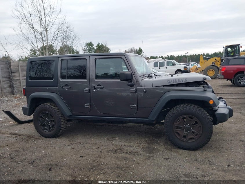 2014 Jeep Wrangler Unlimited Willys Wheeler VIN: 1C4BJWDG2EL299027 Lot: 43742054