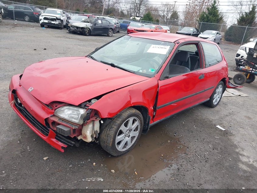 2HGEH236XPH530784 1993 HONDA CIVIC photo no. 2