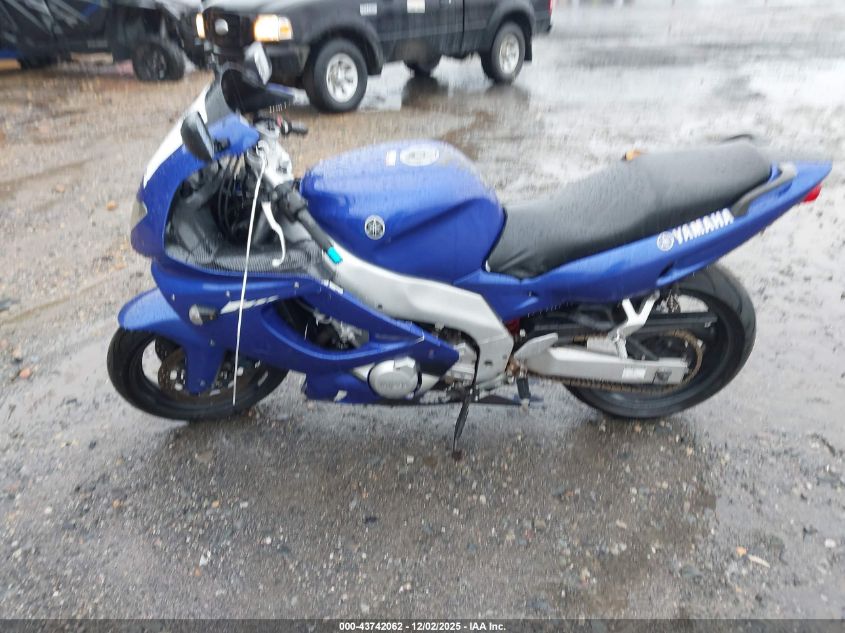 2007 Yamaha Yzf600 R VIN: 0JYARJ10E37A00166 Lot: 43742062
