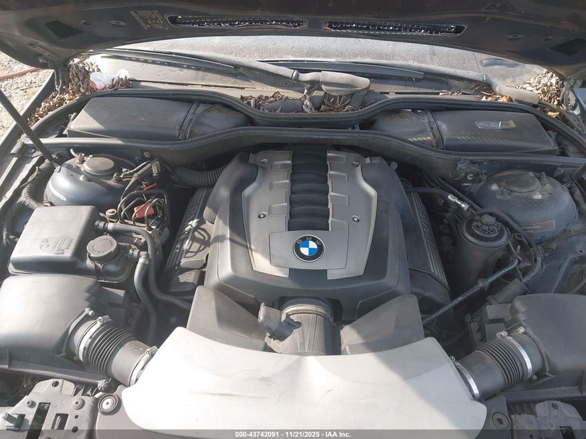 2007 BMW 750Li VIN: WBAHN83587DT67156 Lot: 43742091