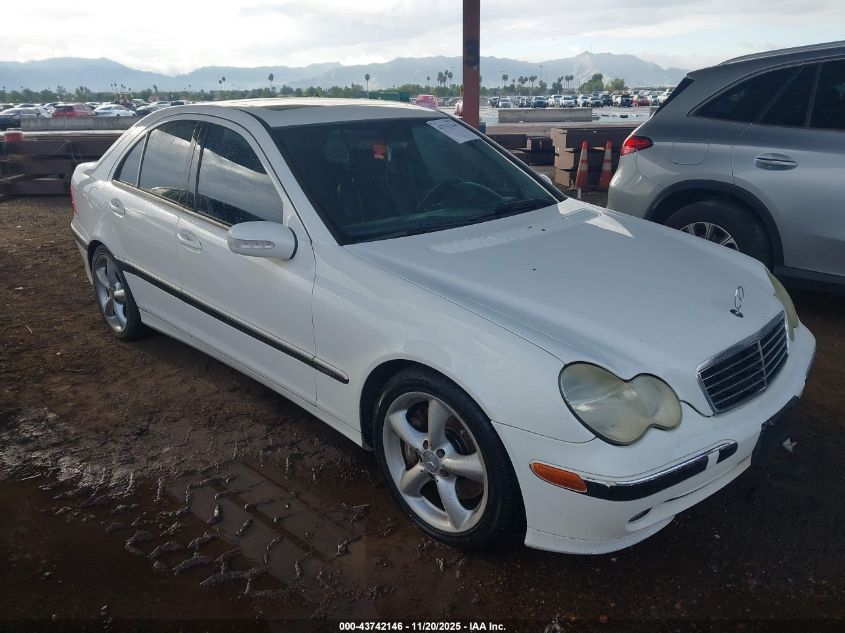 2004 Mercedes-Benz C 230 Kompressor Sport/Sport VIN: WDBRF40J64F490984 Lot: 43742146