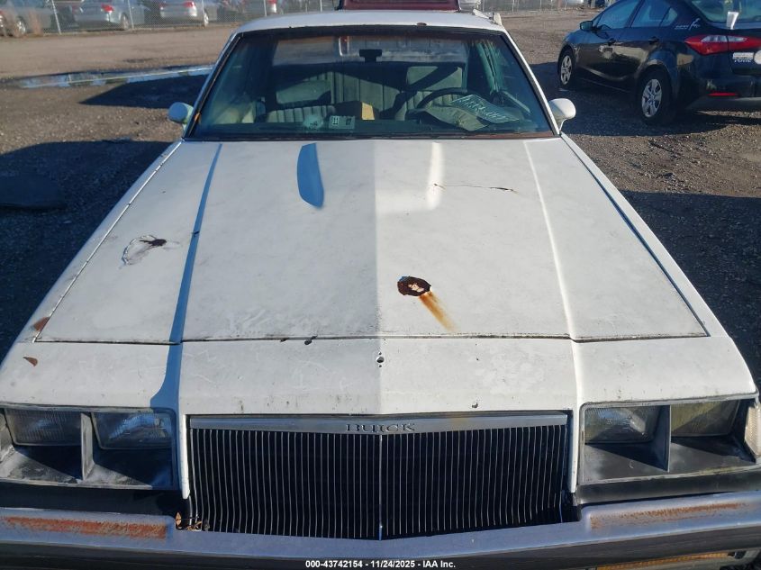 1986 Buick Regal T-Type VIN: 1G4GK4777GP425747 Lot: 43742154