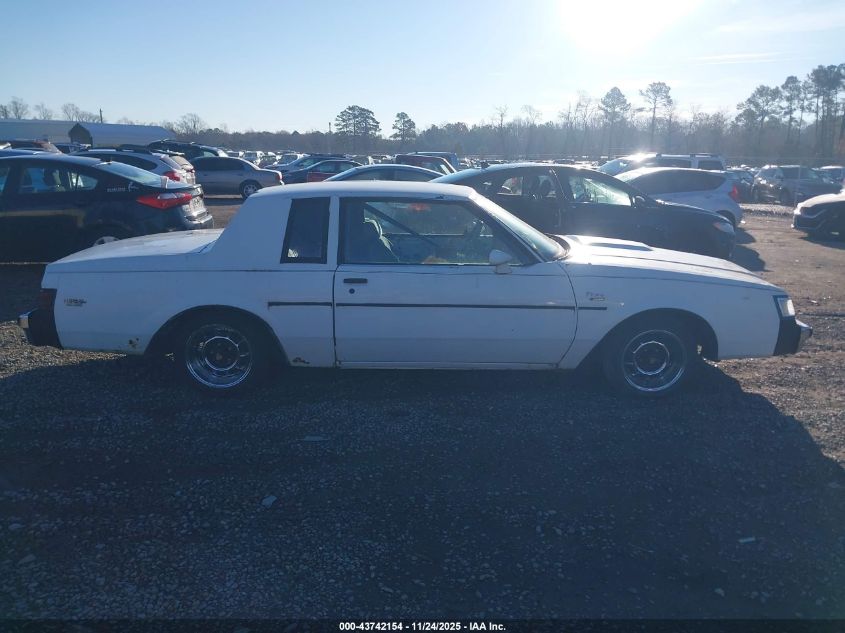 1986 Buick Regal T-Type VIN: 1G4GK4777GP425747 Lot: 43742154