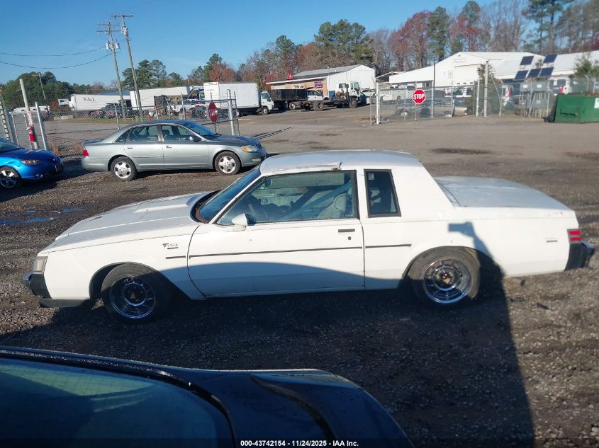 1986 Buick Regal T-Type VIN: 1G4GK4777GP425747 Lot: 43742154