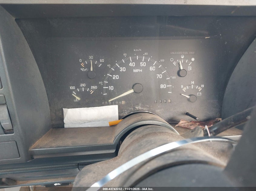 1992 Chevrolet Gmt-400 C1500 VIN: 1GCDC14Z6NE114599 Lot: 43742232