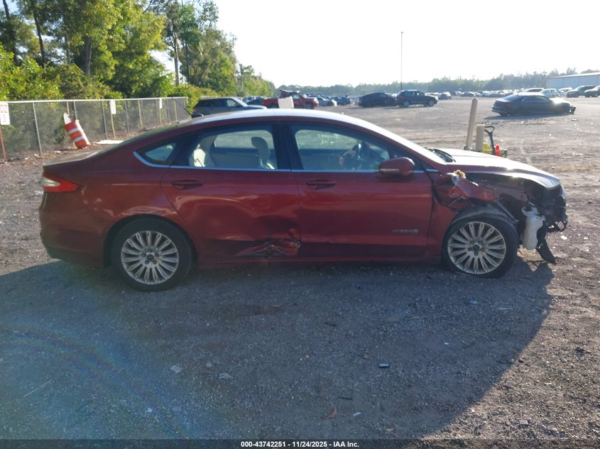 2014 Ford Fusion Hybrid Se VIN: 3FA6P0LU9ER244537 Lot: 43742251