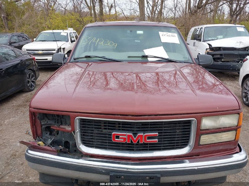 1998 GMC Suburban 1500 Sl VIN: 3GKFK16R4WG510828 Lot: 43742309