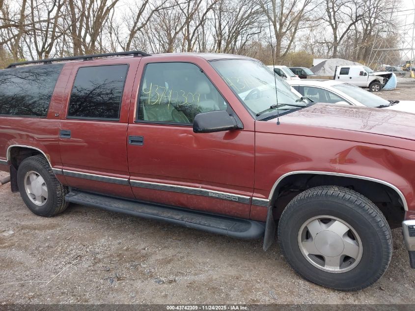 1998 GMC Suburban 1500 Sl VIN: 3GKFK16R4WG510828 Lot: 43742309