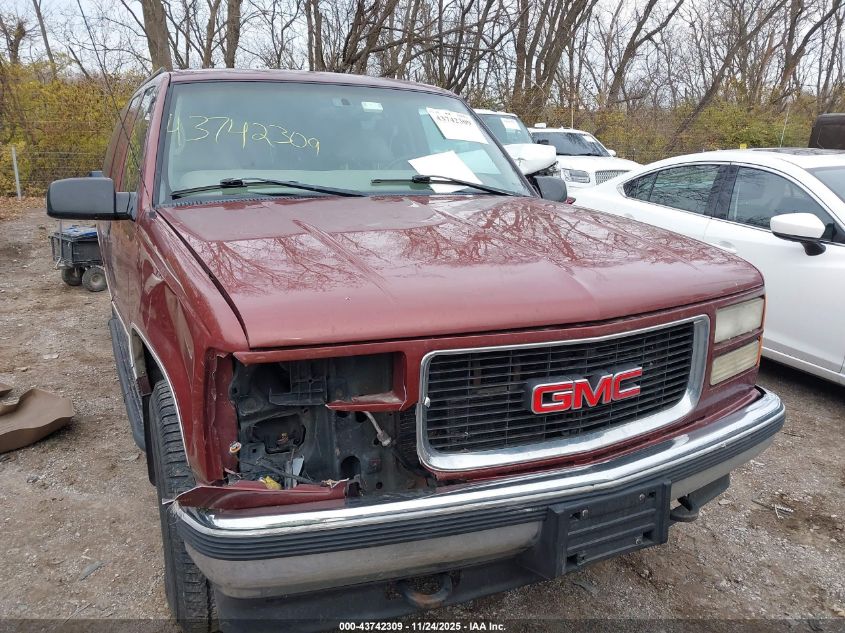 1998 GMC Suburban 1500 Sl VIN: 3GKFK16R4WG510828 Lot: 43742309