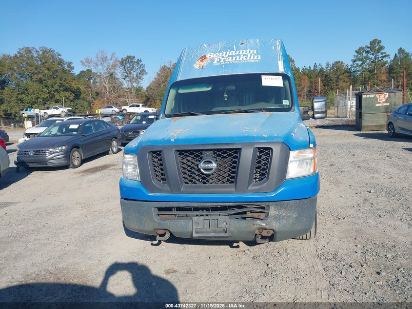 2014 Nissan Nv Cargo Nv2500 Hd S V8 VIN: 1N6AF0LX7EN110210 Lot: 43742327