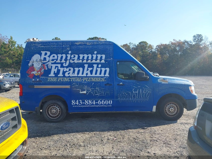 2014 Nissan Nv Cargo Nv2500 Hd S V6 VIN: 1N6BF0LXXEN107032 Lot: 43742405