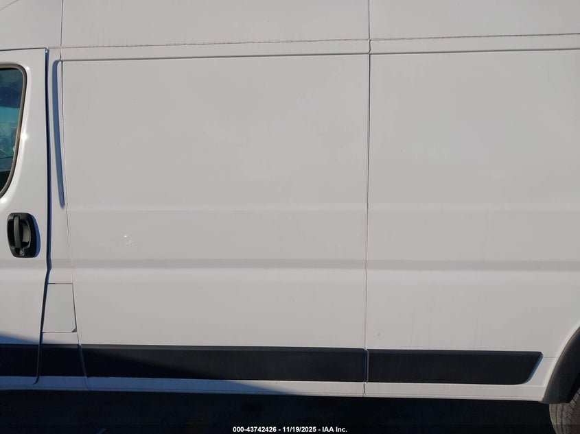 2024 Ram Promaster 3500 Cargo Van Slt High Roof 159 Wb Ext VIN: 3C6MRVJG8RE116591 Lot: 43742426