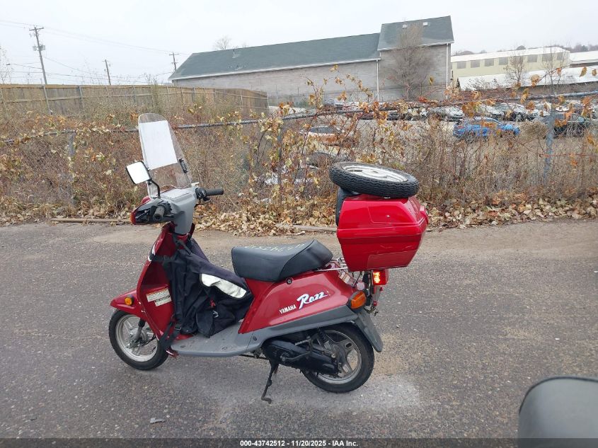 2001 Yamaha Sh50 VIN: JYA3EPA081A262524 Lot: 43742512