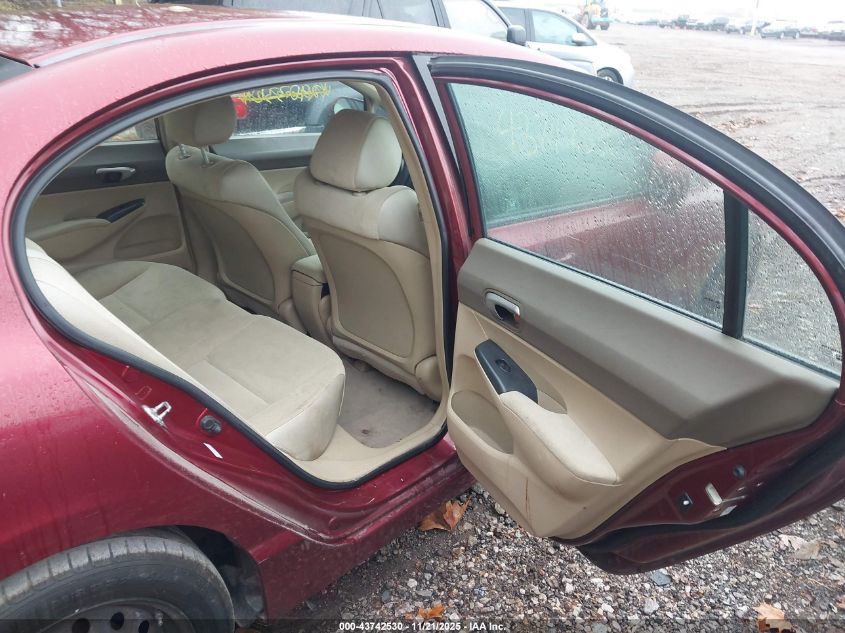 2008 Honda Civic Lx VIN: 1HGFA16508L059786 Lot: 43742530