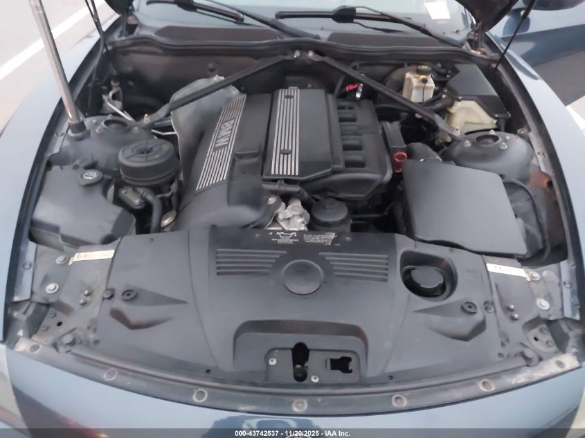 2004 BMW Z4 2.5I VIN: 4USBT33554LS49434 Lot: 43742537