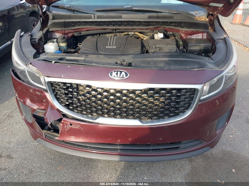 2017 Kia Sedona Lx VIN: KNDMB5C1XH6271346 Lot: 43742549
