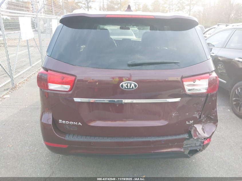 2017 Kia Sedona Lx VIN: KNDMB5C1XH6271346 Lot: 43742549