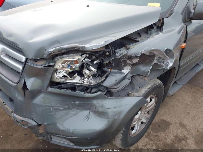 2008 Honda Pilot Vp VIN: 5FNYF28258B001807 Lot: 43742591