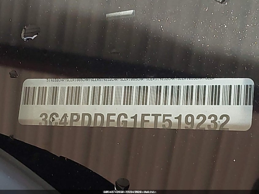 2015 Dodge Journey R/T VIN: 3C4PDDEG1FT519232 Lot: 43742634